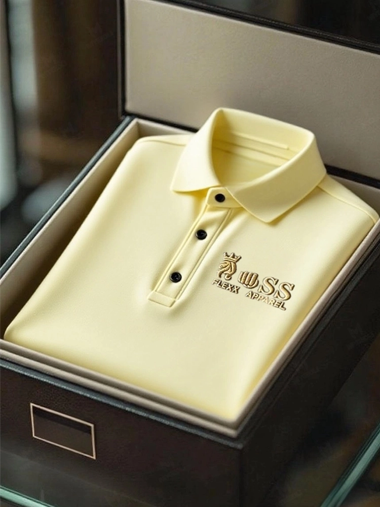 Men's Business Casual Short Sleeve Polo Shirt