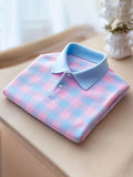Men's Classic Business Button Short Sleeve Polo Shirt